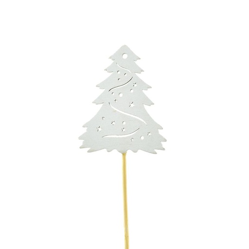 [15-400] prikker wit Kerstboom Pick 12pcs