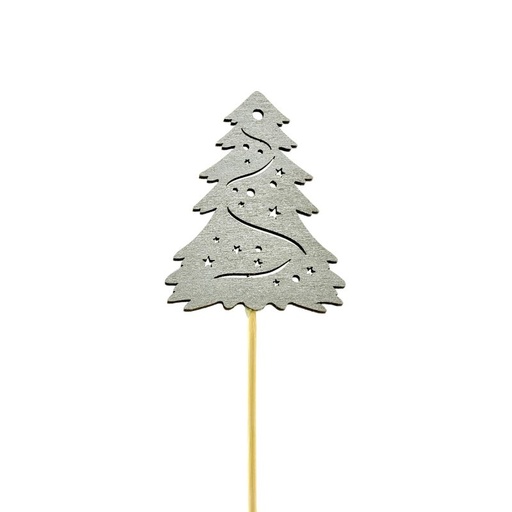 [15-402] prikker zilver Kerstboom 12pcs