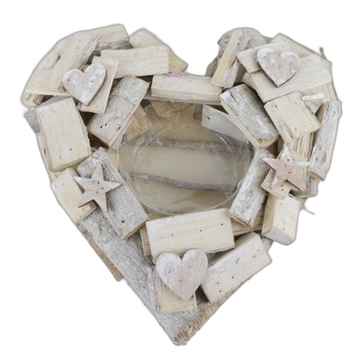 [1714S] coeur branches + étoiles petit