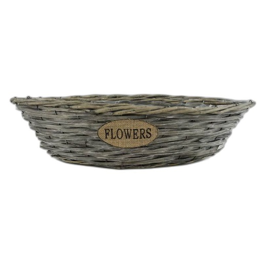 [1721] jardinière bateau set3 'flowers'