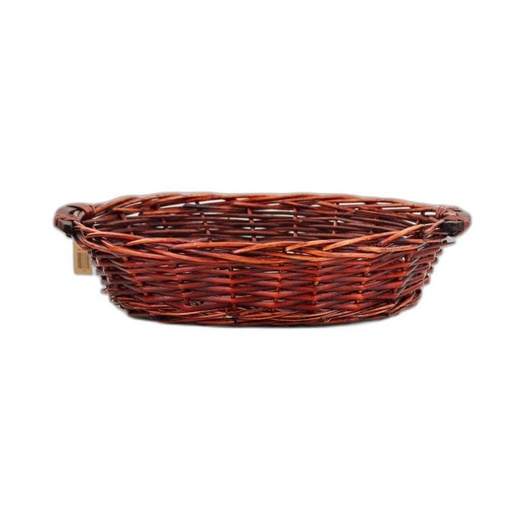 [1735B] panier ovale marron chti