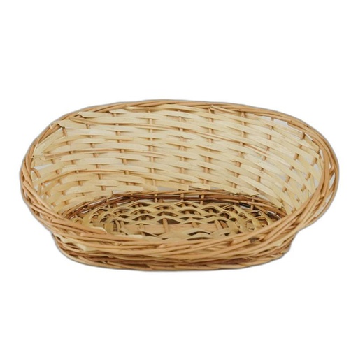 [1936N] mand ovaal met hoge rug klein naturel