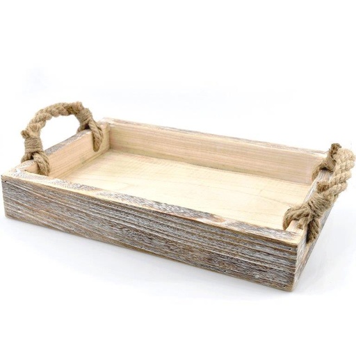 [22-185] Paulownia hout Rect. M H5,5xW24xL36cm