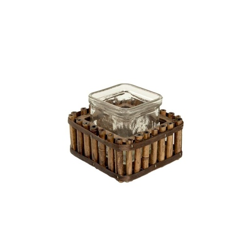 [32-640] Bamboo carré + verre