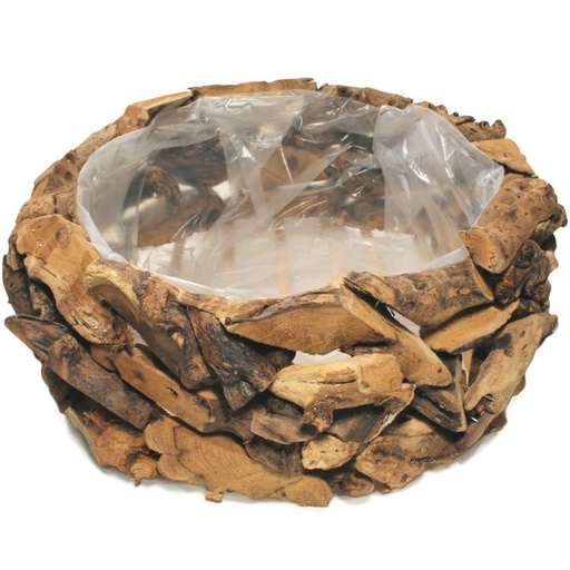 [33-584] couronne bois flotté grand naturel