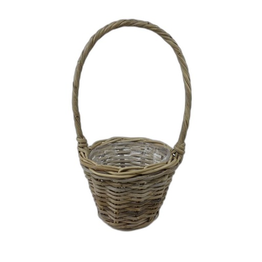 [6433] kubu rotan potmand met hoog hengsel D20