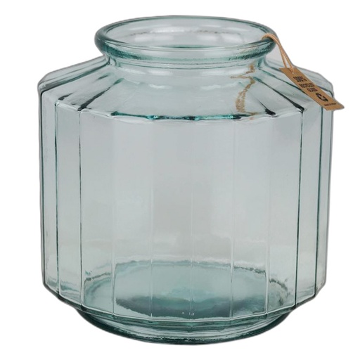 [68.101] pot verre stripe D23 H23cm