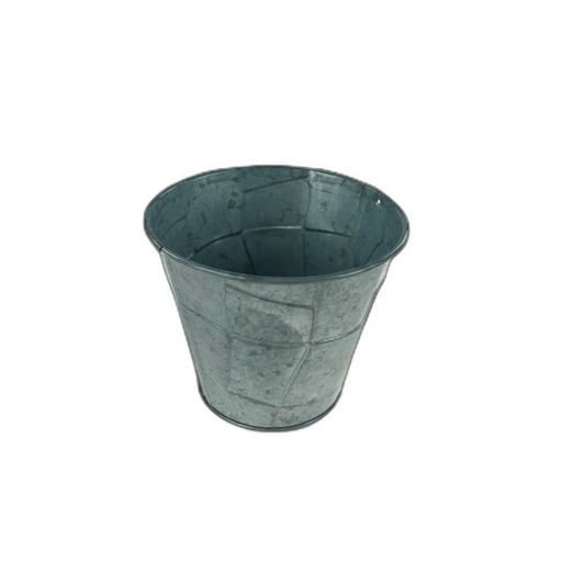[BW1749-2] seaux zinc naturel D15
