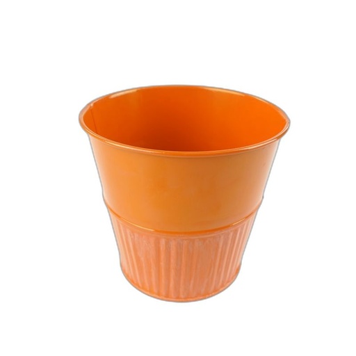 [CU-390] seaux zinc orange D11.5