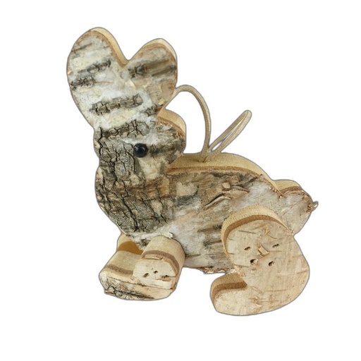 [ZG14676] decoratief hout Konijn