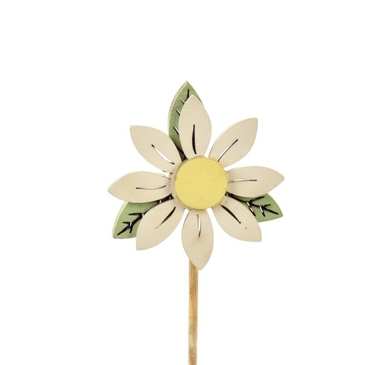 [15-580] pique fleur jaune/blanc 12pcs