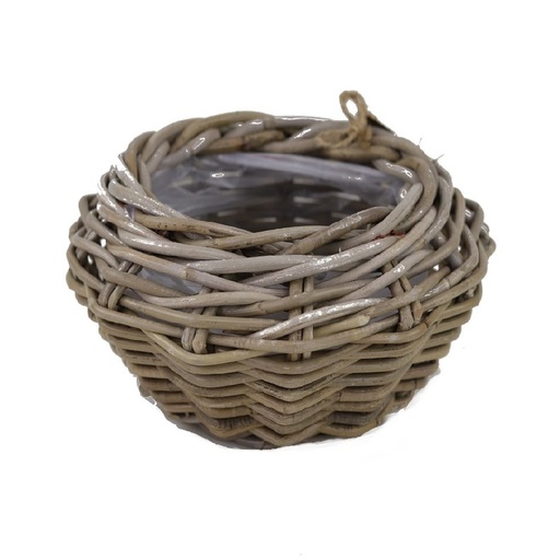 [750-019] kubu rotan flower ball pot