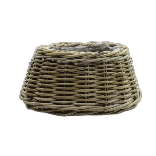 [750-102] kubu rotan ovaal QT 23x13xh14cm