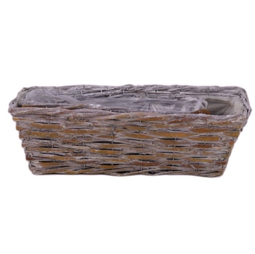 [312-306L] unpeeled jardinière rectangulair L