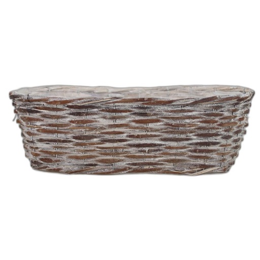 [312-307L] unpeeled jardinière ovale L