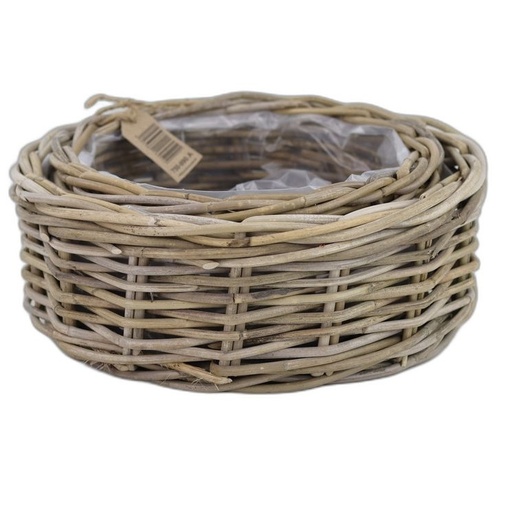 [750-990 A+B] kubu rotan schaal rond set2 L