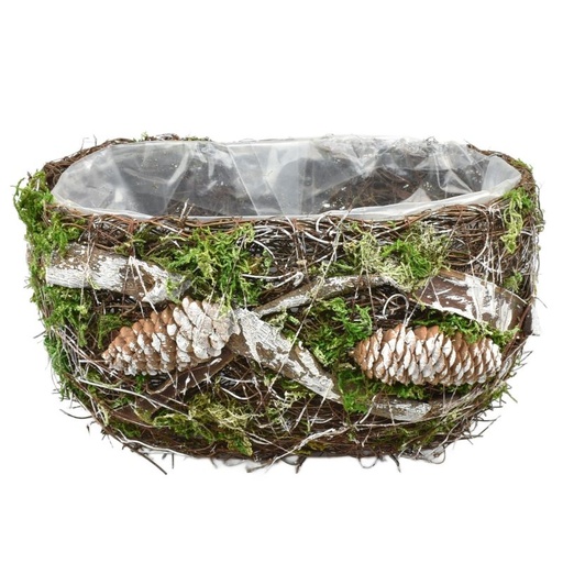 [22-953] Oval Planter 'Forest' L
