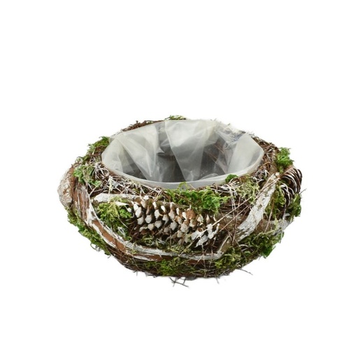 [22-956] Round Planter 'Forest' M