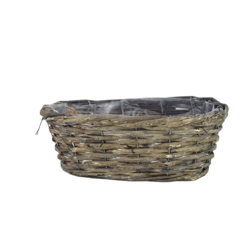 [314-001] mand ovaal grijs S
