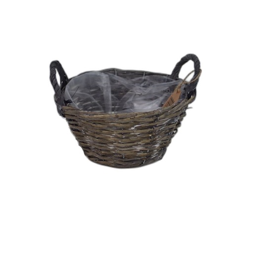 [314-755] ronde mand 2 oren grijs D19