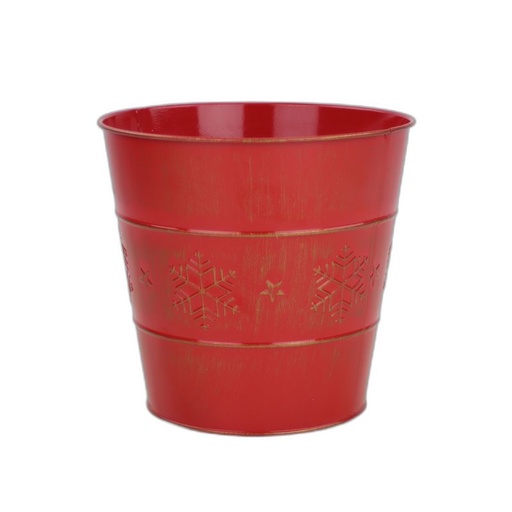 [324-501] zink pot rond D12 "Red December"