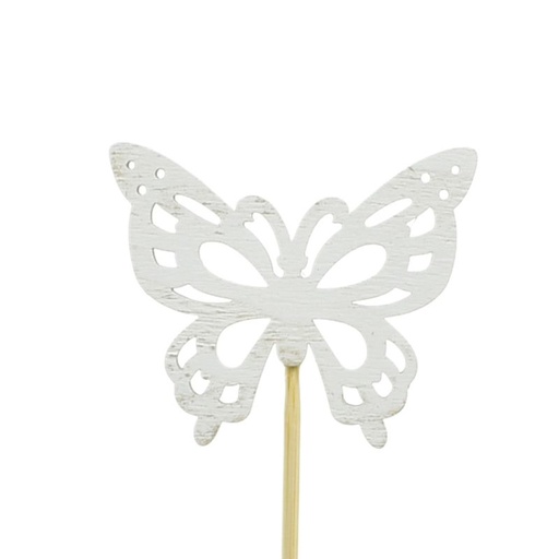 [15-159] White Butterfly Pick 12pcs