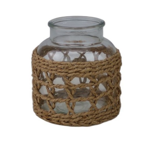 [25192] vaas in glas met koord M